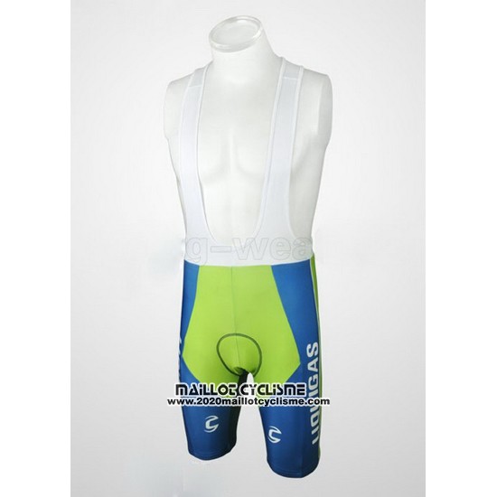 2010 Maillot Ciclismo Liquigas Doimo Bleu et Vert Manches Courtes et Cuissard
